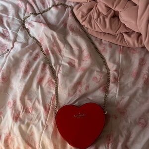 Kate Spade Red Heart-shaped Purse
